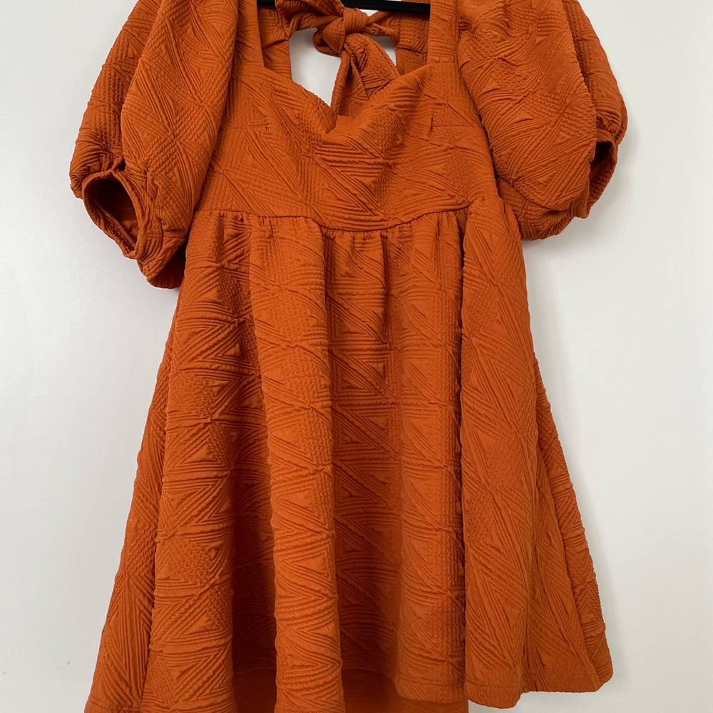 XS puff sleeve mini dress